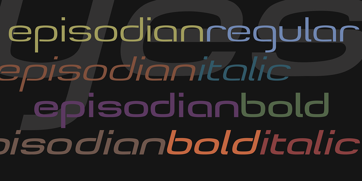 フォント Episodian