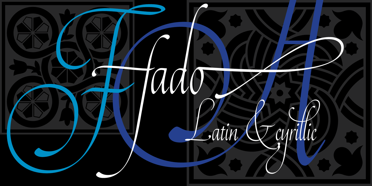 フォント Fado