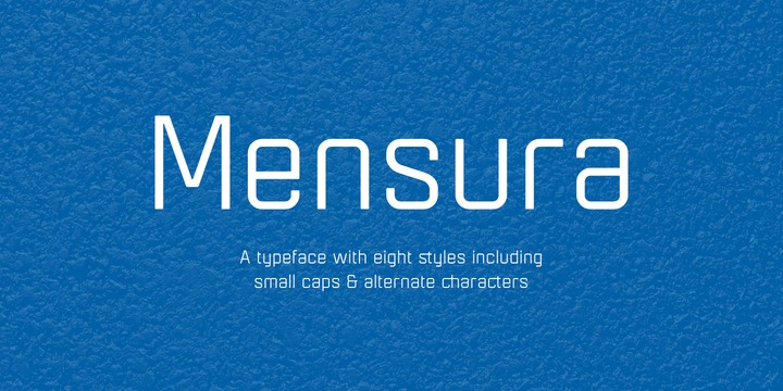 フォント Mensura