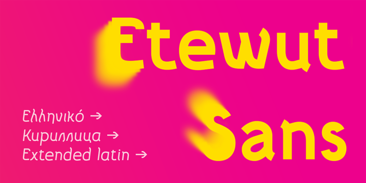 フォント Etewut Sans 