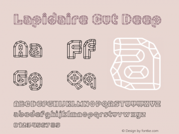 フォント Lapidaire