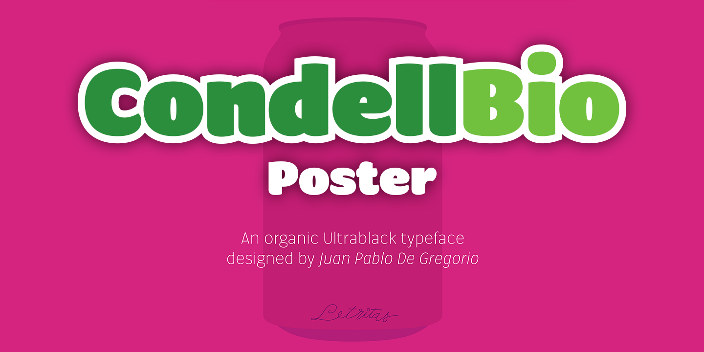 フォント Condell Bio Poster
