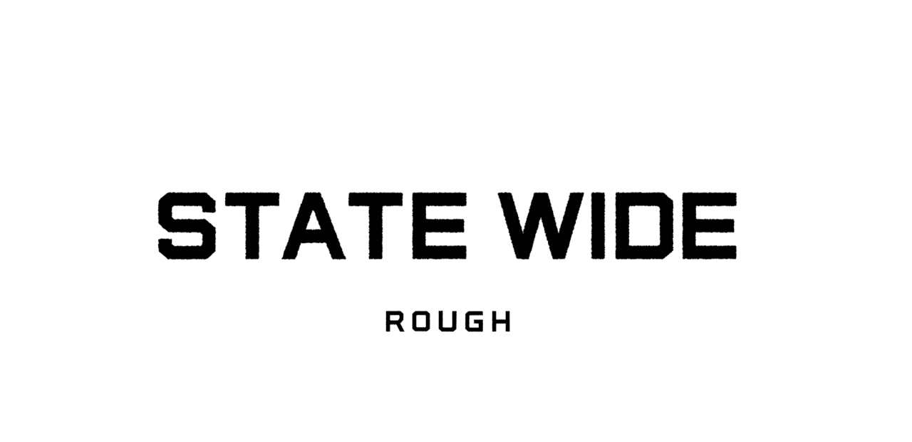 フォント State Wide Rough