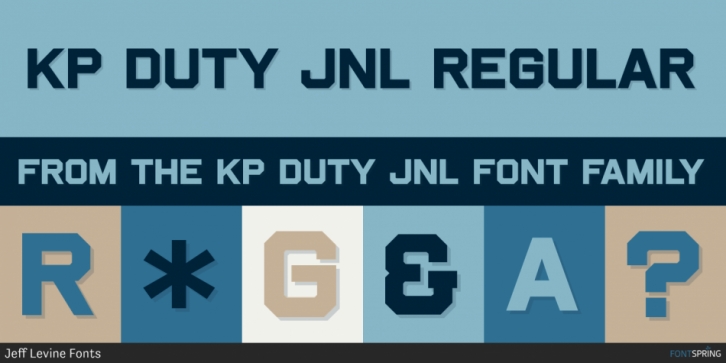 フォント KP Duty JNL