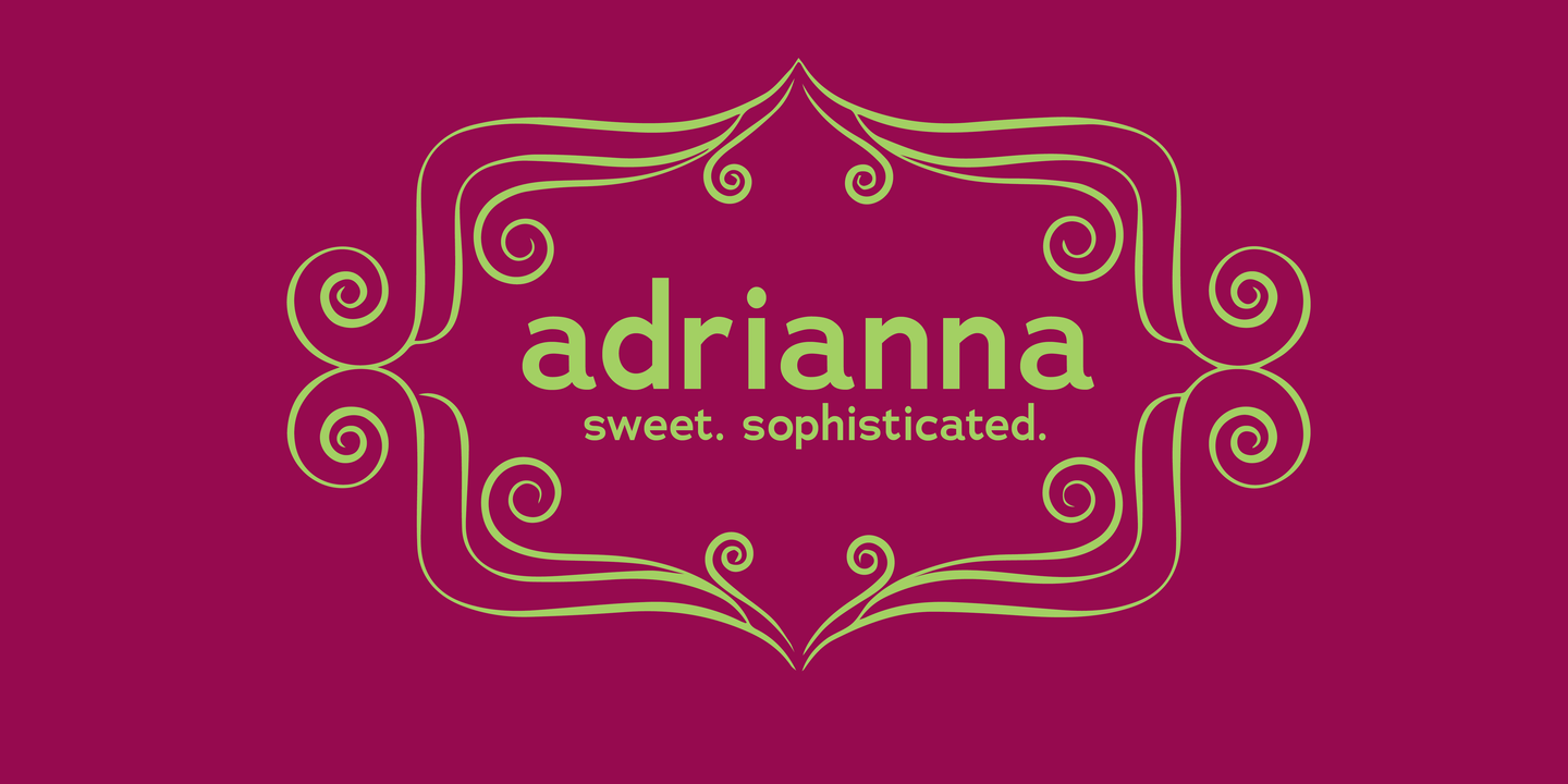フォント Adrianna