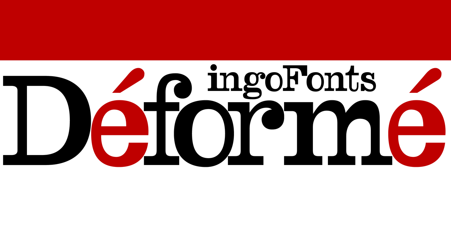 フォント Deforme