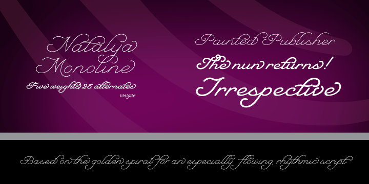 フォント Natalya Monoline