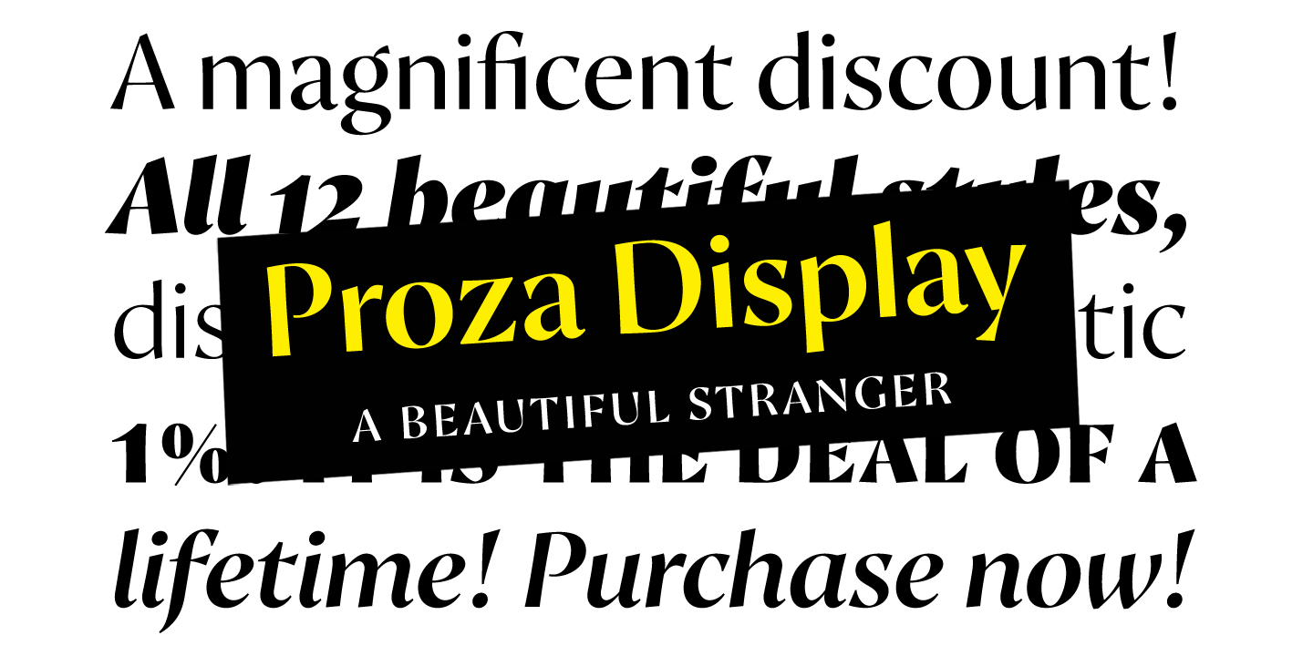 フォント Proza Display