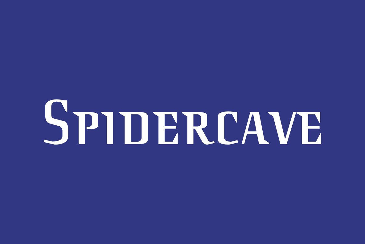 フォント Spider Cave