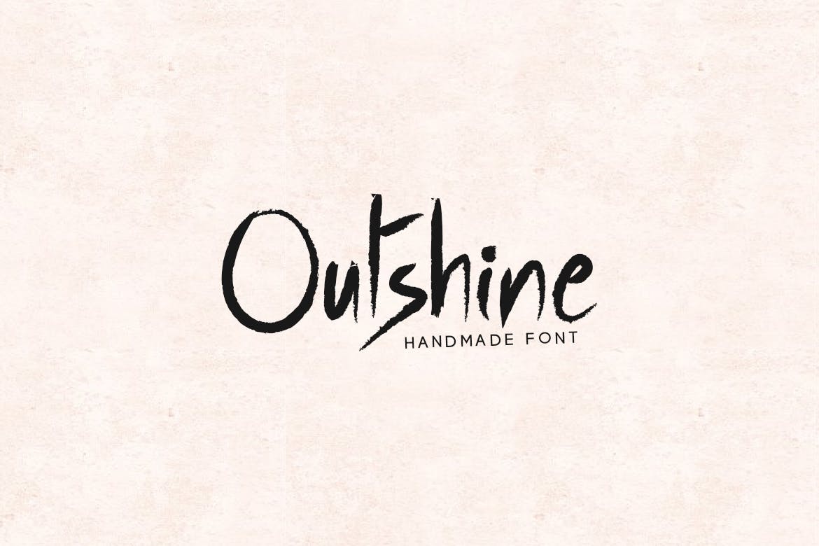 フォント Outshine