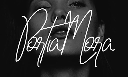 フォント Portia-Mora