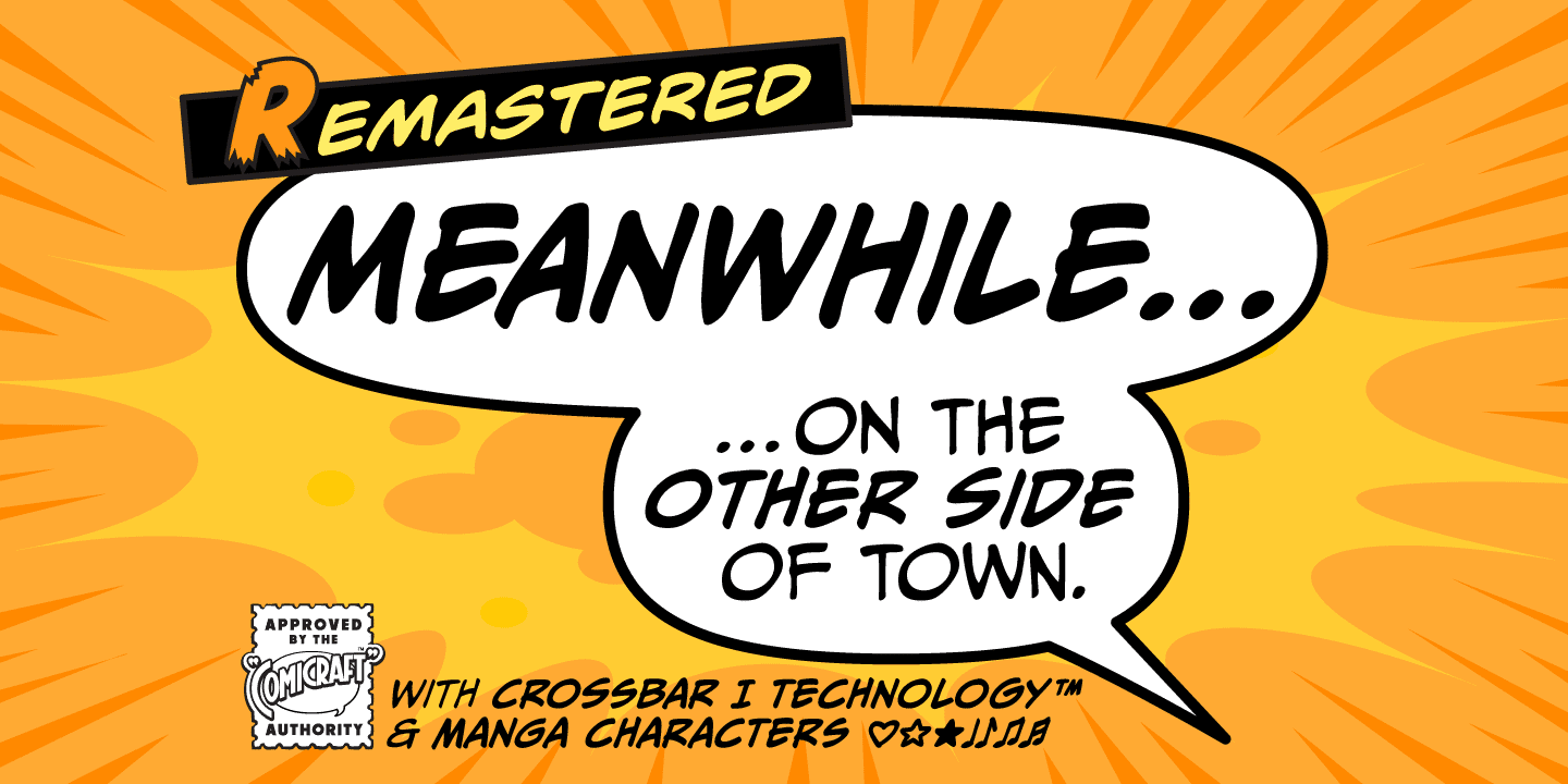 フォント Meanwhile