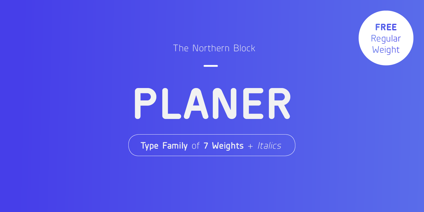 フォント Planer