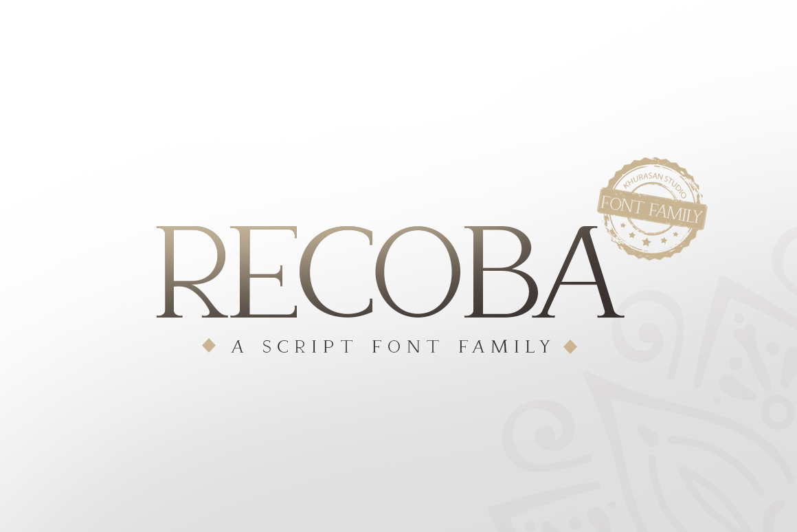 フォント Recoba