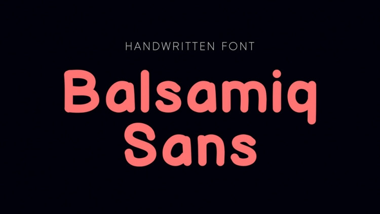 フォント Balsamiq Sans