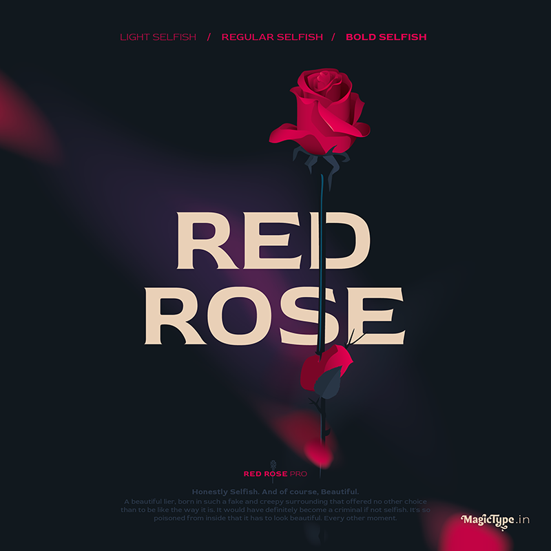 フォント Red Rose