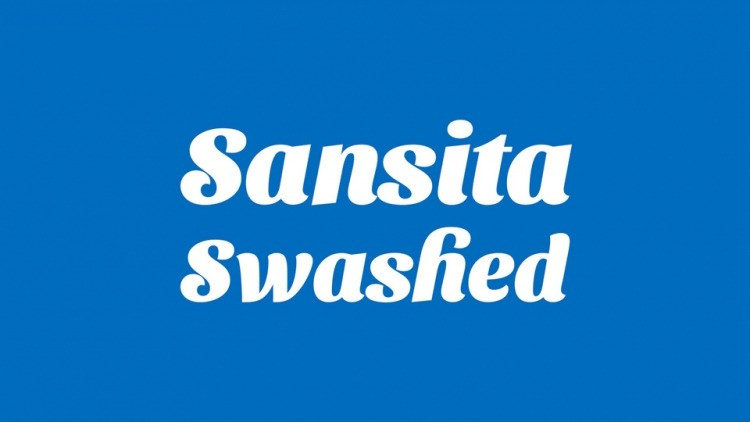フォント Sansita Swashed