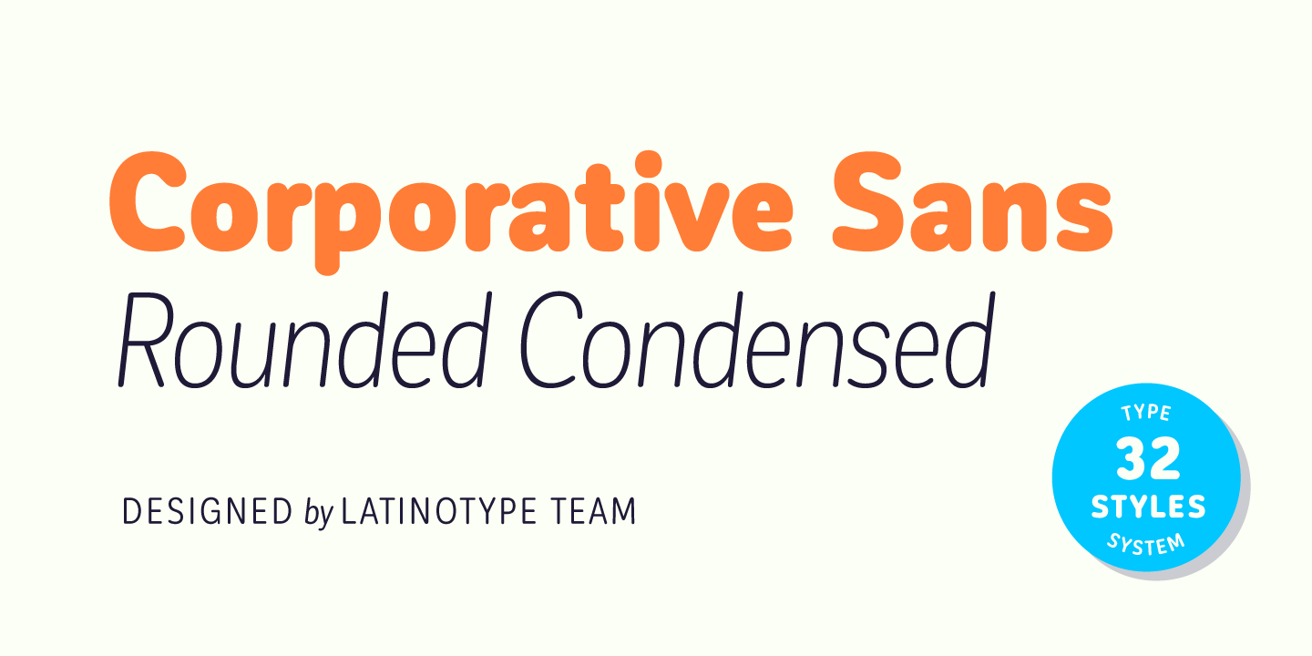 Corporative Sans Rounded Condensed