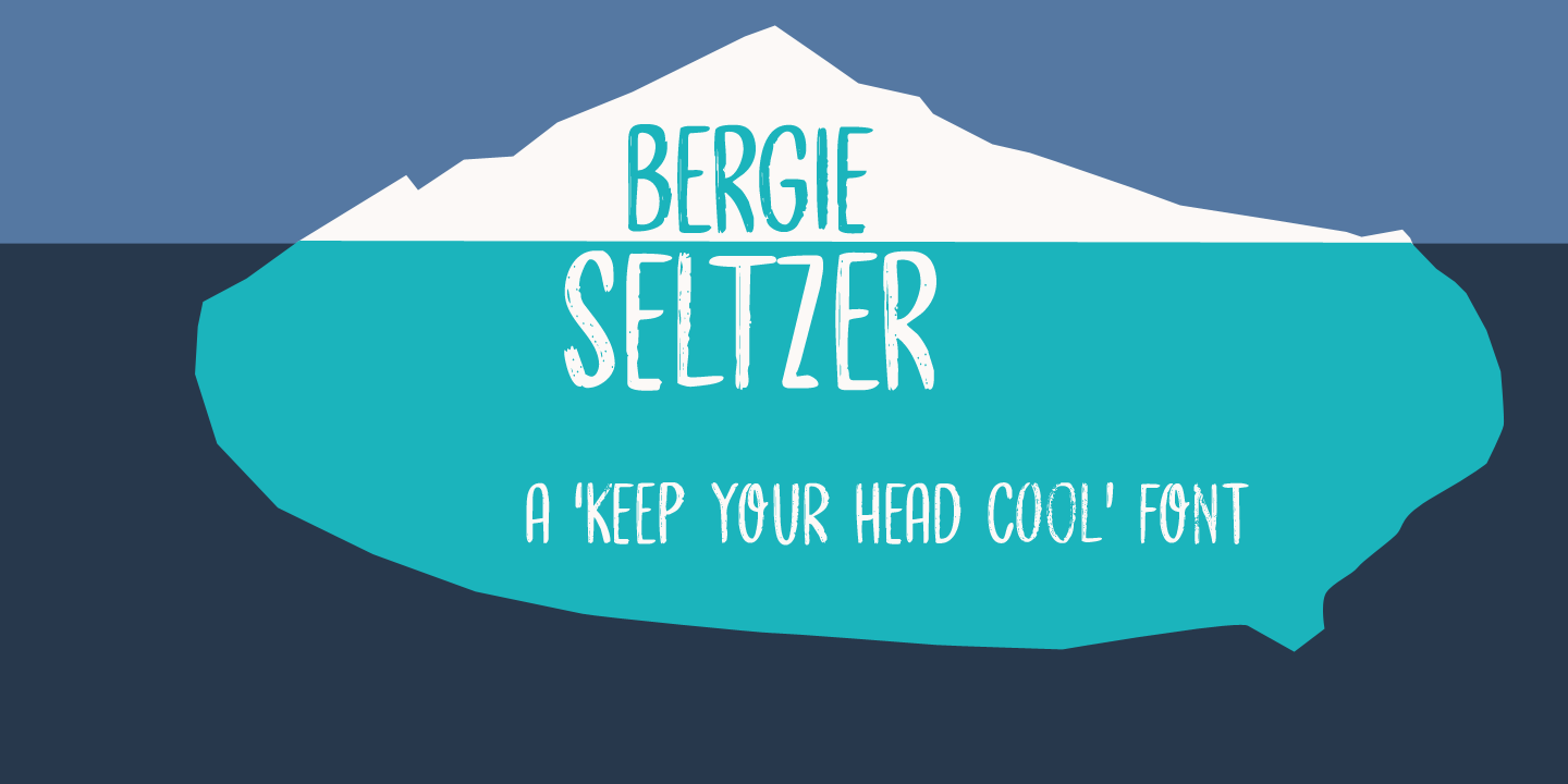 フォント Bergie Seltzer