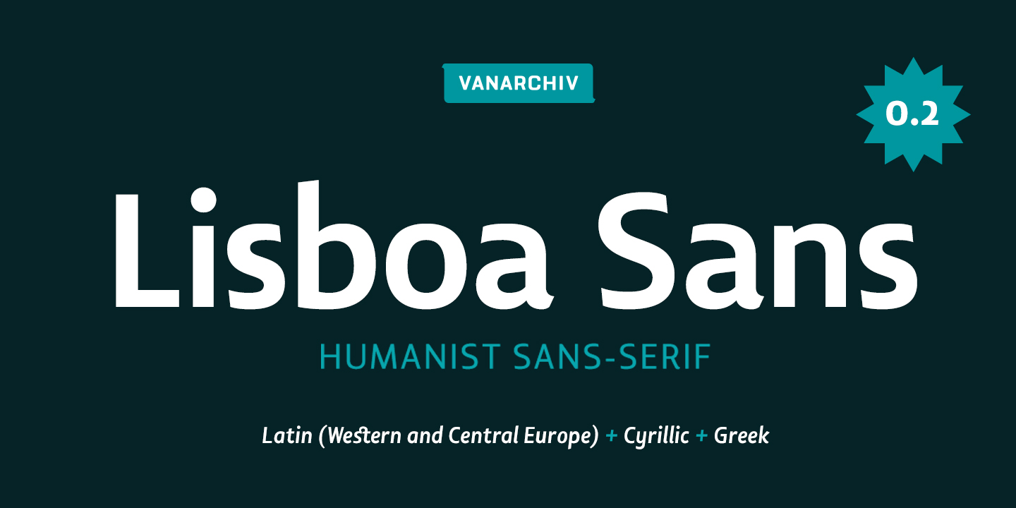 フォント Lisboa Sans