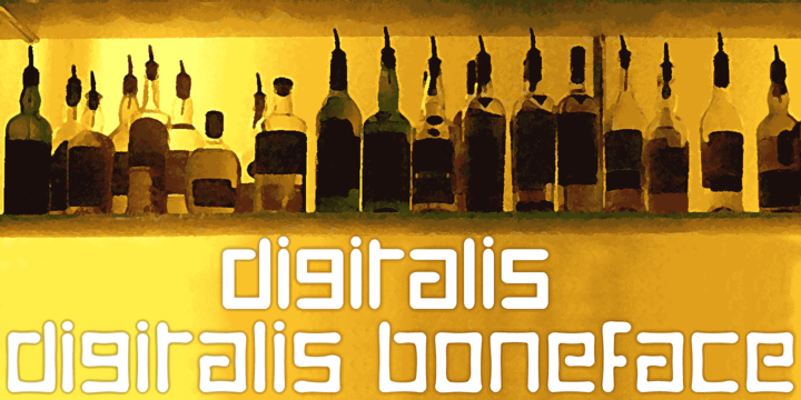 フォント Digitalis