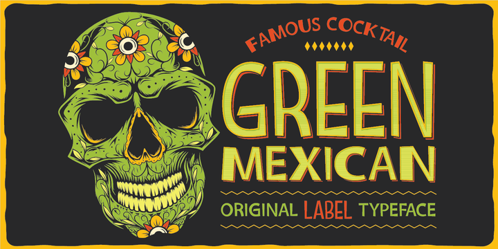 フォント Green Mexican