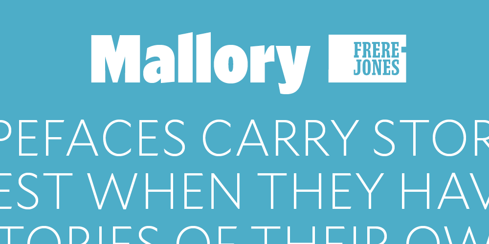 フォント Mallory Narrow