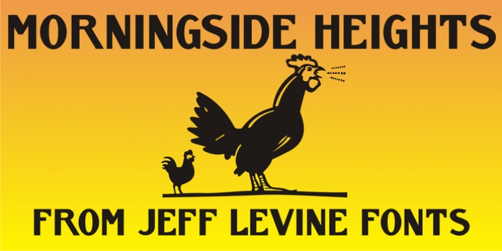 フォント Morningside Heights JNL