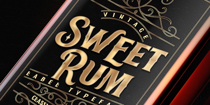 フォント Sweet Rum