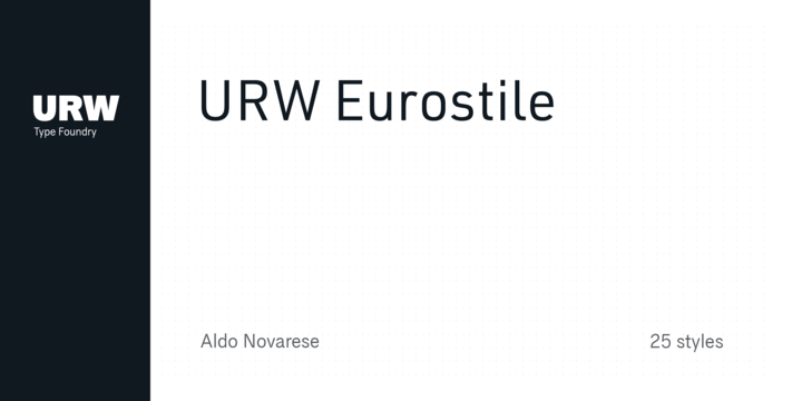 フォント Eurostile