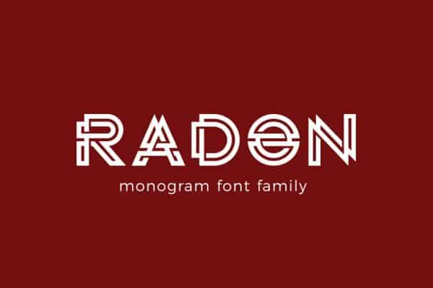 フォント Radon
