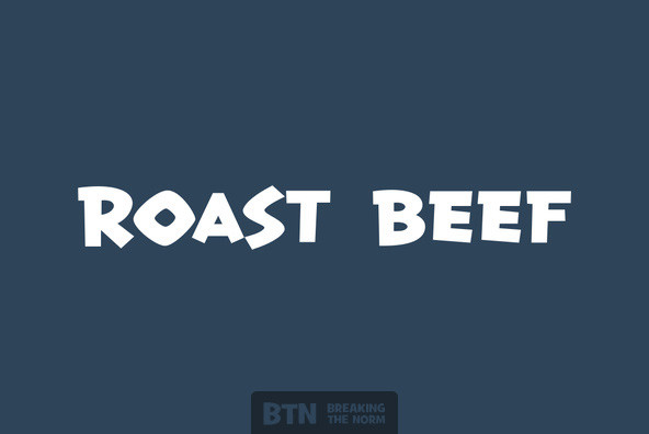 フォント Roast Beef BTN
