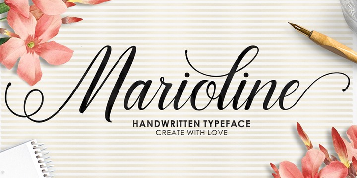 フォント Maroline