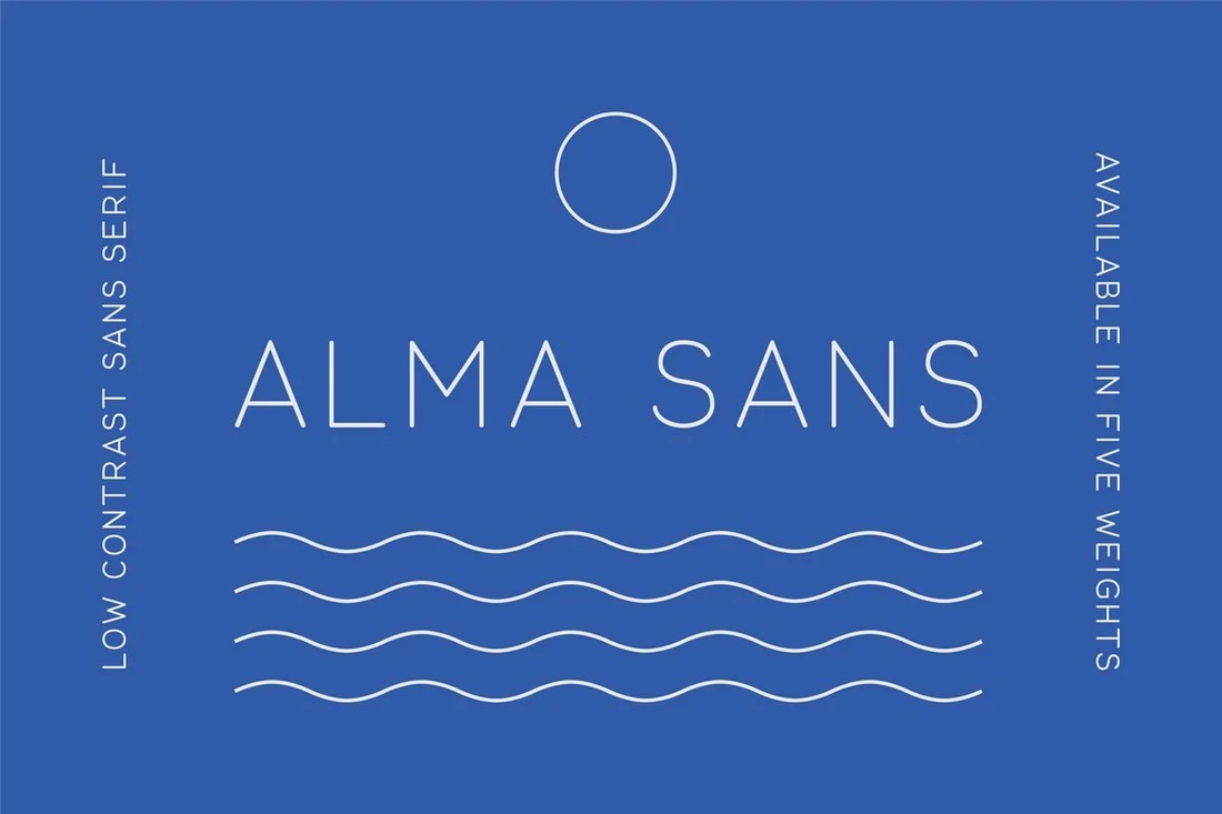 フォント Alma Sans