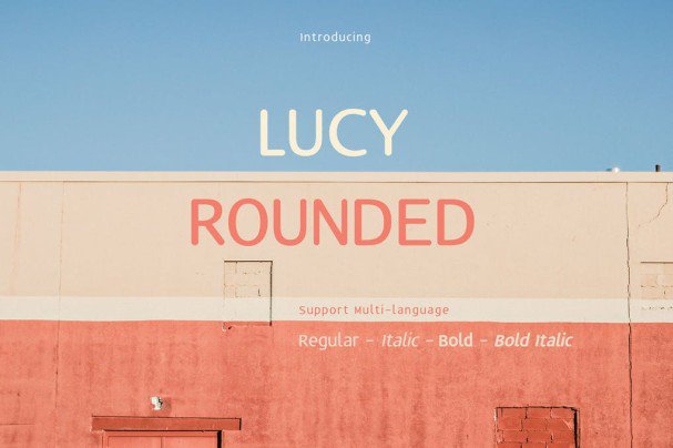 フォント Lucy Rounded