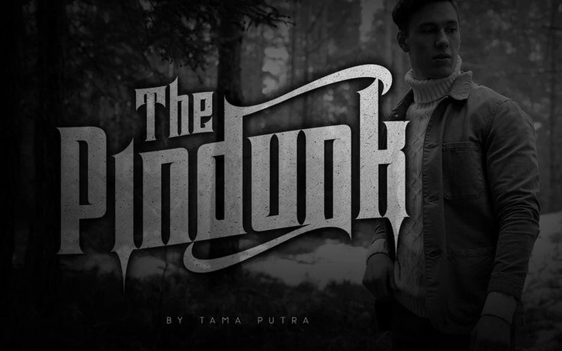 フォント Pindunk