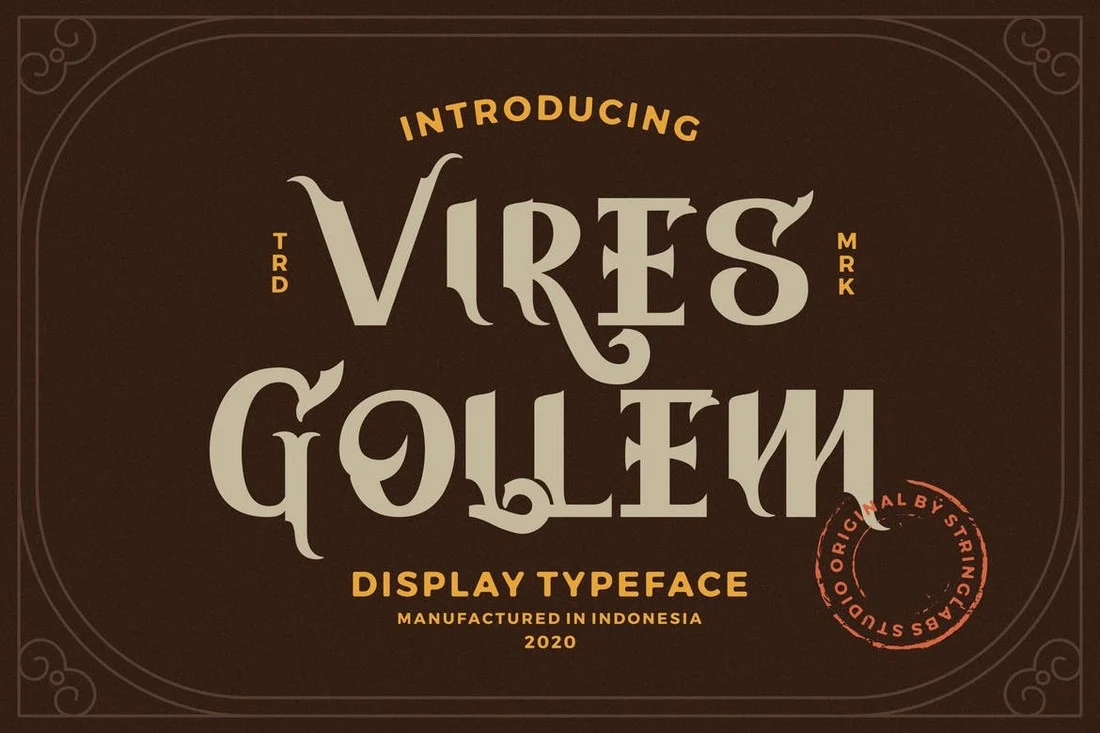 フォント Vires Gollem