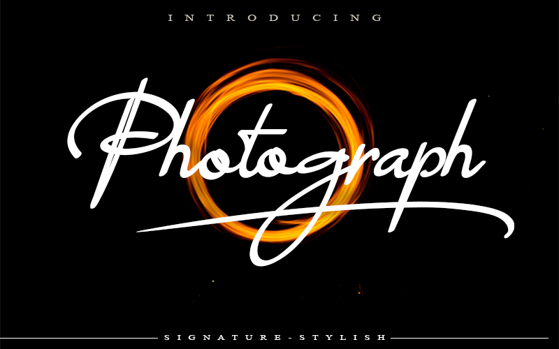 フォント Photograph