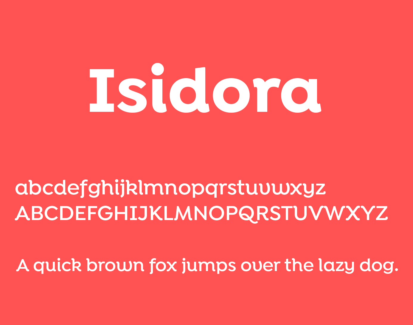 フォント Isidora