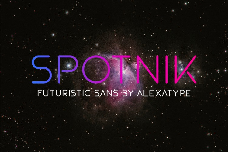 フォント SPOTNIK