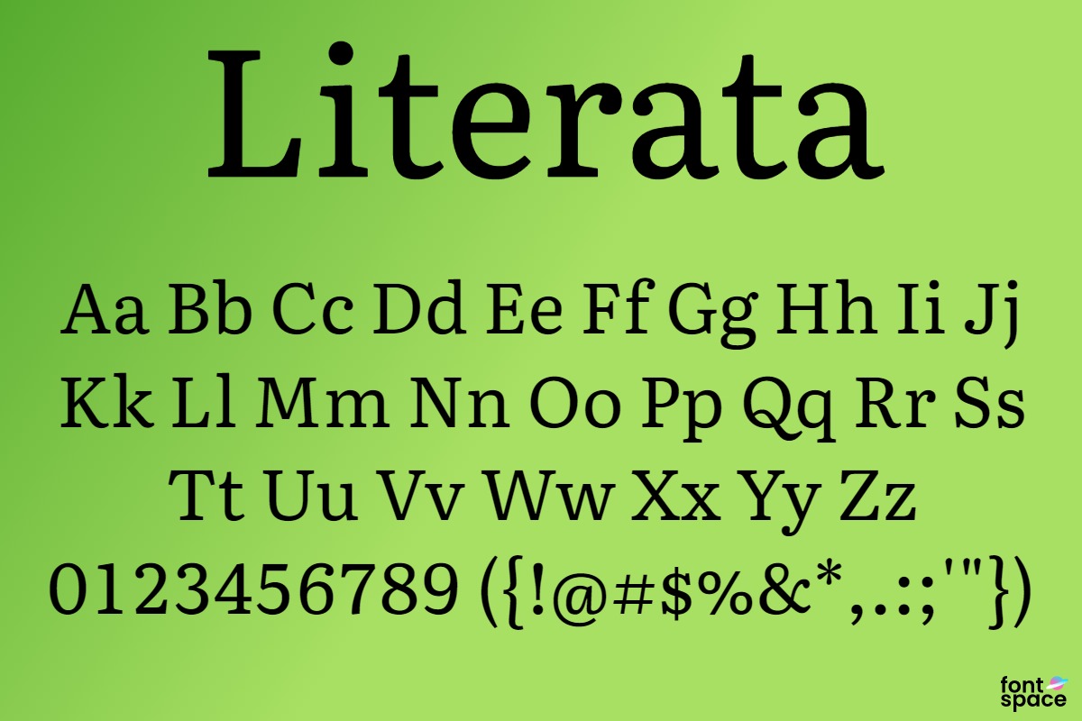 フォント Literata