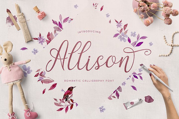 フォント Allison