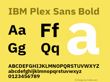 フォント IBM Plex Sans Thai