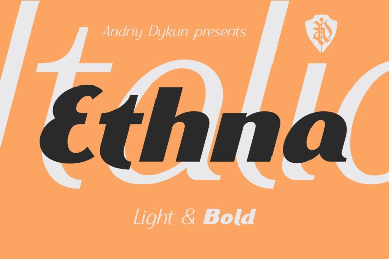 フォント Ethna