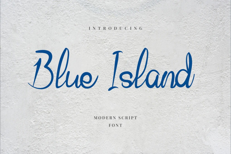 フォント Blue Island