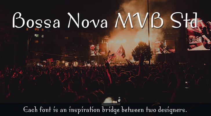 フォント Bossa Nova MVB