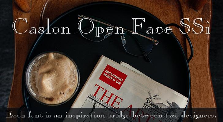 フォント Caslon Open Face