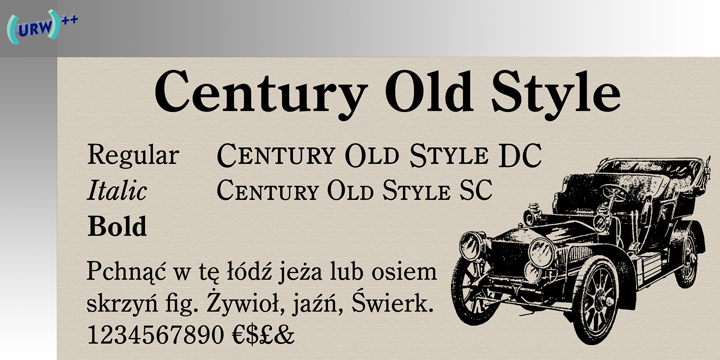 フォント Century Old Style