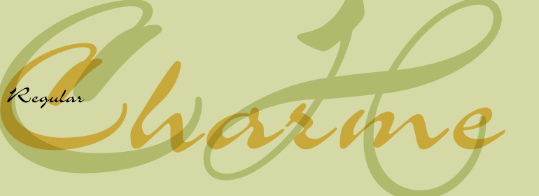 フォント Charme