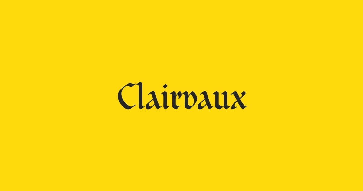 フォント Clairvaux